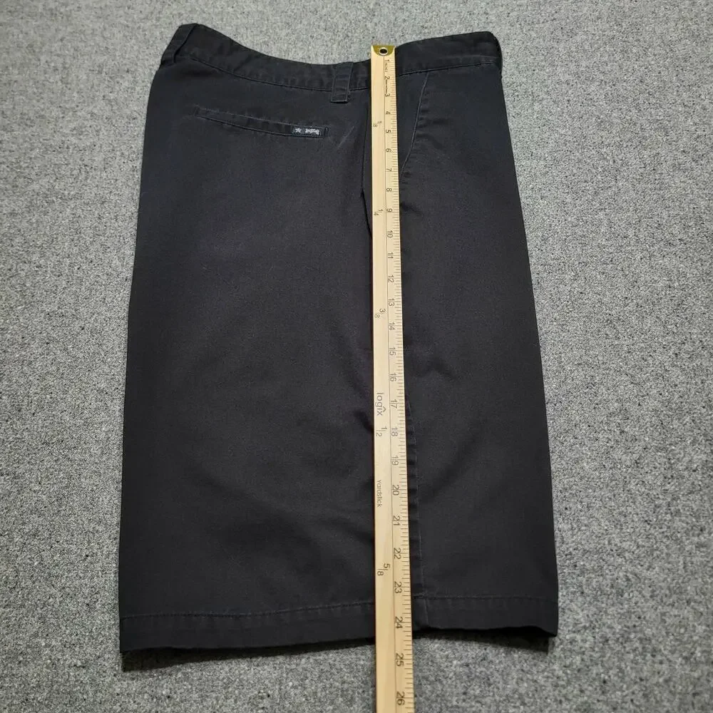 Vintage Y2K No Fear Shorts Mens 40 Black Skater Grunge Baggy Streetwear Punk